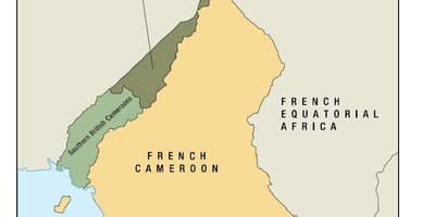 Mapa uno státu Kamerun