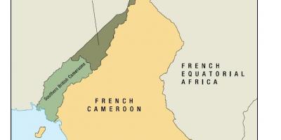 Mapa uno státu Kamerun